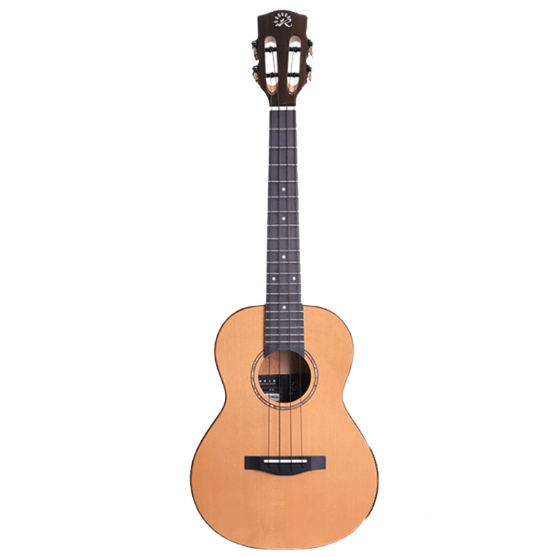趣弹瑞声云杉木红松木尤克里里