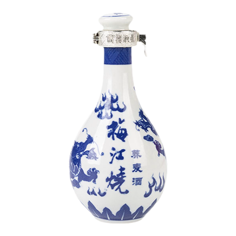 名特优农产品梅江烧清香型窖藏足3年陈50度100ML10瓶装苦荞麦酒