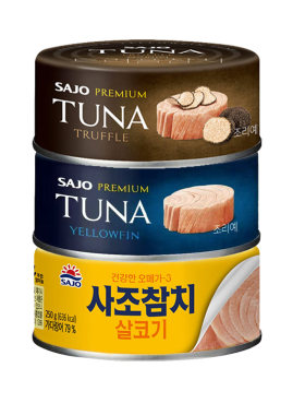 韩国进口思潮金枪鱼罐头3口味