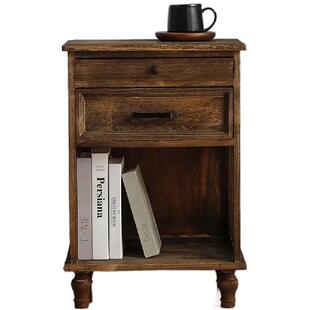 多功能床头柜复古斗柜储物柜实木客厅柜子包邮收纳柜简易装饰边柜