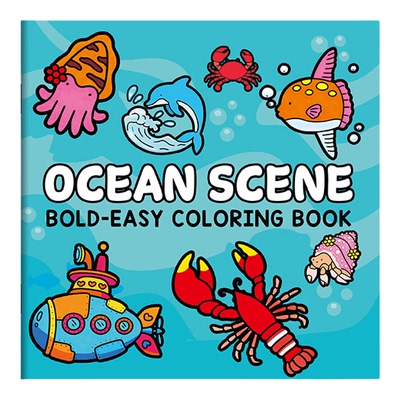 儿童海底动物早教益智涂色本涂鸦