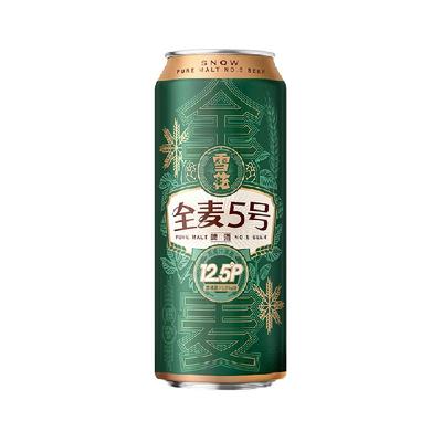 雪花啤酒全麦5号500ml×1听