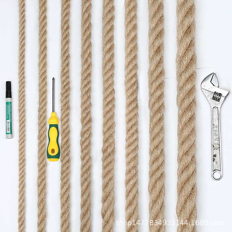 316-30MM粗麻绳绳子耐磨捆绑晾衣绳拔河编织绳麻绳绳装饰品手工绳