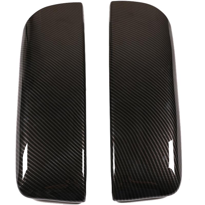 适用14-19款宝马X5X6扶手箱保护套碳纤维纹装饰盖F15F16内饰改装