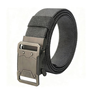 新款机能风自动扣皮带高弹力松紧腰带男士休闲户外中青年裤腰带