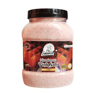 AMINA喜马拉雅粉盐调味盐海盐岩盐矿盐天然细盐850g玫瑰盐进口盐