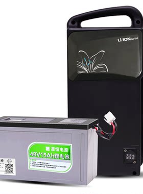 捷安特电动车锂电池星恒原装48伏