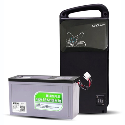 捷安特电动车锂电池星恒原装48伏