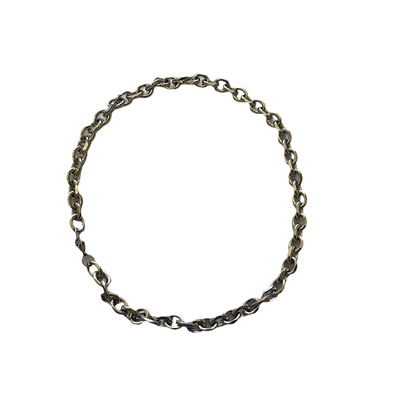 Queen钛钢不褪色嘻哈潮款项链男女情侣款 百搭个性原创设计裸链粗