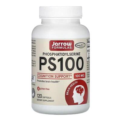 jarrow美国杰诺PS100磷脂酰丝氨酸脑黄金脑动力脑活素帮助大脑健