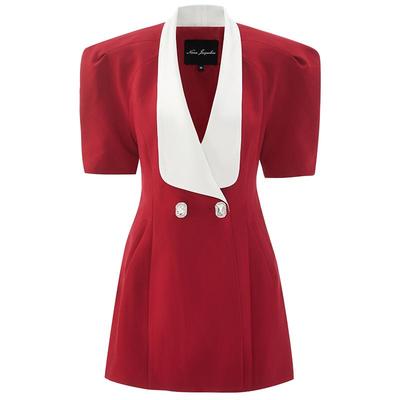 NanaJacqueline泡泡袖连衣裙