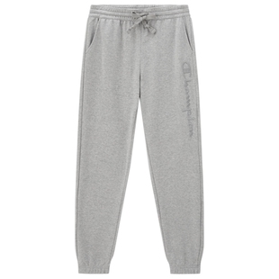 Champion冠军休闲裤男卫裤春秋款季美式刺绣潮流灰色直筒长裤运动