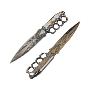 暗区突围无限逐夜利刃黑金色金属武器模型合金近战手办摆件周边