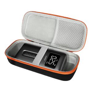 适用绿联车载充气泵收纳包电动打气筒打气泵保护盒便携包加厚外壳内置短绒防摔减震多功能便携收纳数码配件