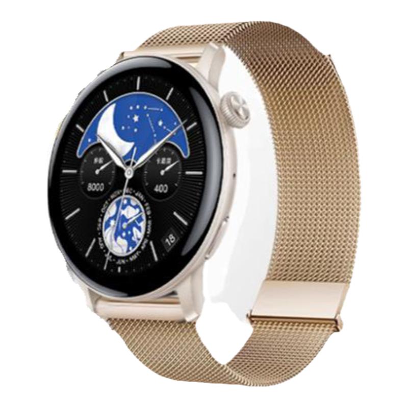 适用vivowatch3米兰尼斯表带