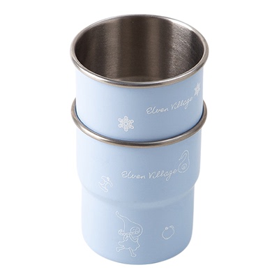 OCE精灵村庄漱口杯可爱童趣家用牙杯儿童情侣洗漱用品刷牙杯子