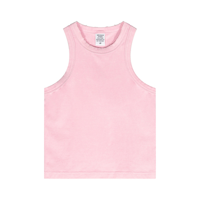 小心机欧美辣妹装水洗背心女简约纯色夏季显瘦修身爵士jazz露肩衫