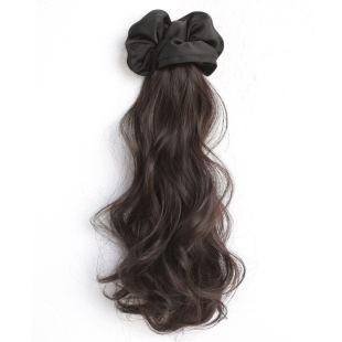 短发变长卷发大波浪马尾神器侧边假发辫女低扎发圈发量少增发抓夹