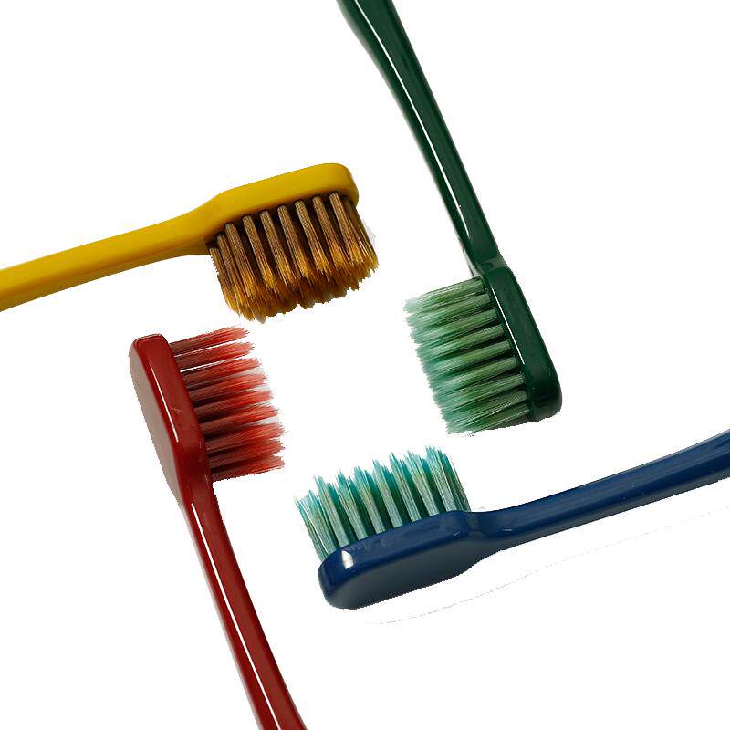 网红成人款宽头软毛火焰刷丝牙刷8支装男女士家用情侣家庭可定制