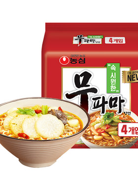 韩国进口农心辣味汤面