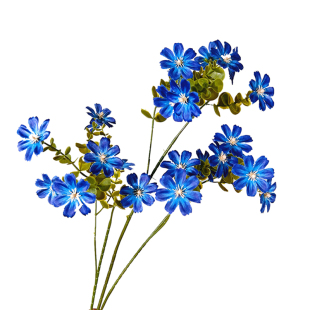 【仿真花】清爽夏日蓝色假日系列假花花束餐桌家居婚庆软装吊顶