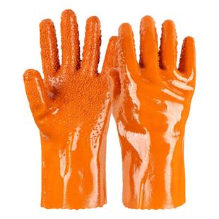 止滑手套防滑耐磨工作劳保干活单只左手右手防水加厚浸塑橡胶耐油