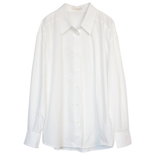 MANMANS好莱坞白衬衫oversized男友风宽松廓形氛围感衬衣通勤女春