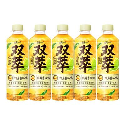 统一双萃柠檬茶500ml*15瓶整箱
