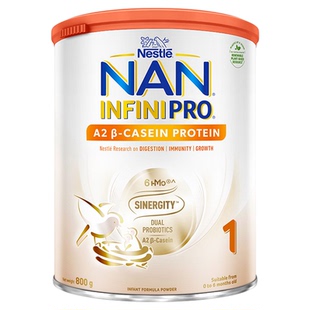 雀巢能恩全护A2 1段蛋白瑞士原装进口6HMO益生菌牛奶粉新版800g