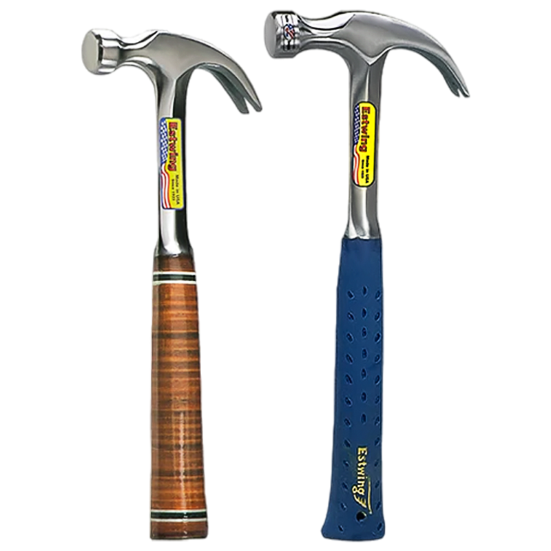 美国东翼ESTWING羊角锤榔头木工锤拔钉E3-16C和E16C减震把手进口