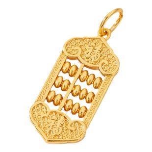 古法沙金大小算盘项链毛衣链手链手绳挂件吊坠diy编绳黄金万两