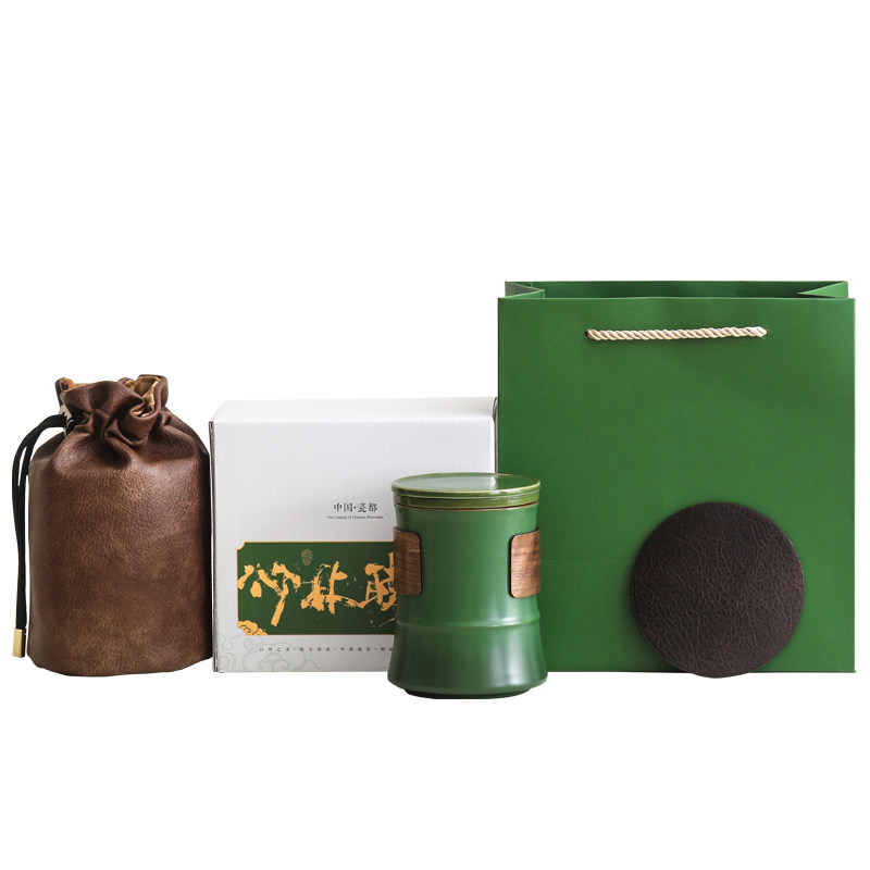 竹节泡茶杯送长辈领导商务礼品