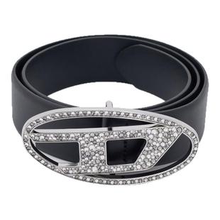 DIESEL  春夏女士满钻针扣腰带日常皮带银泰百货精品 301574