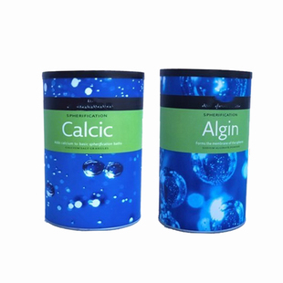 意境菜钙粉钙粒海藻胶套装 分子美食球化原料Algin褐藻胶钙粉钙素