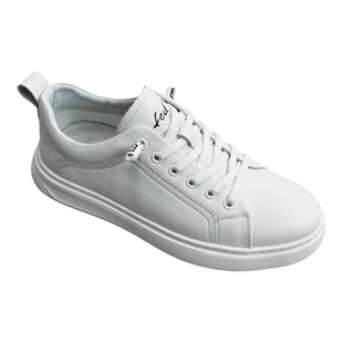 头层牛皮2025秋季西瑞鸟男鞋新款潮流小白鞋运动休闲男士皮鞋板鞋