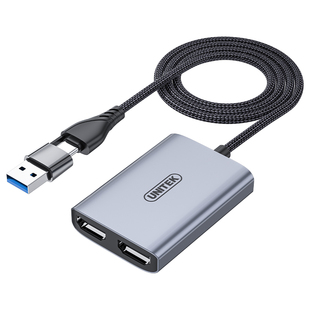 优越者USB转HDMI转换器Type-C接口高清投屏三屏异显分屏扩展适用macbook笔记本电脑连接线外置显卡转接头