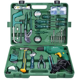 世达建筑安装组套电动工具套装家用维修电工木工手电钻全套05156