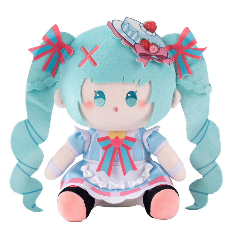 初音未来甜美交织fufum毛绒公仔