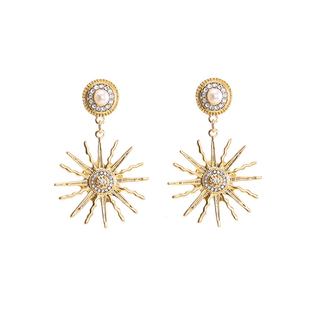 925纯银耳钉高级感耳环女2025年新款潮韩国网红耳饰品珍珠长耳坠