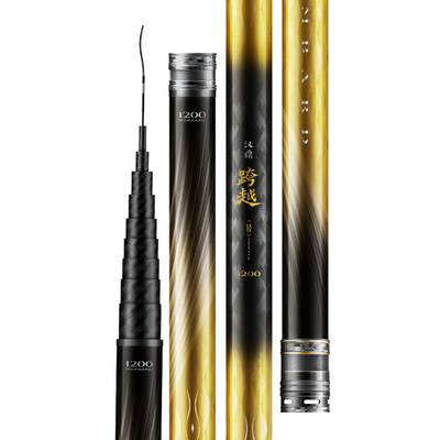 汉鼎跨越炮竿传统钓长杆超轻超硬炮杆鱼竿钓鱼竿手杆草洞打窝杆