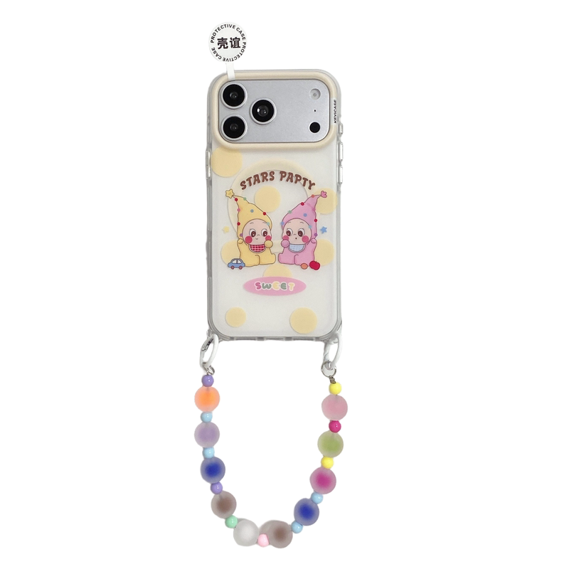 星星人KEYICASE壳谊双扣挂链适用iphone18苹果17promax卡通16pro可爱15女生包相机ai键磨砂抗指纹磁吸手机壳