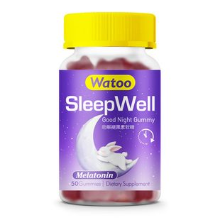 【自营】Watoo褪黑素软糖学生安瓶助眠睡眠sleepwell退黑褪黑色素