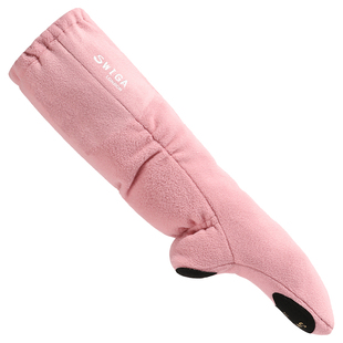 swiga冬季舞蹈保暖鞋高筒保暖绒面加厚热身芭蕾高帮鞋儿童成人