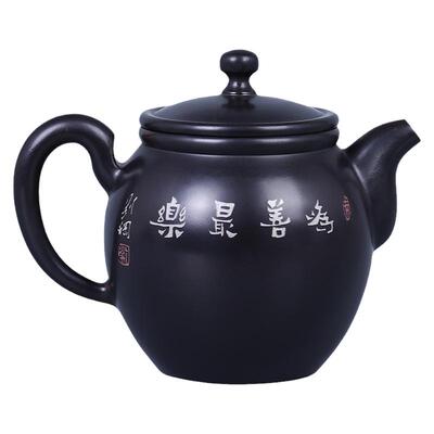 田静200ml中正觉建水紫陶壶