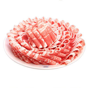 额尔敦羊肉卷原切羊肉片正宗内蒙古锡盟涮羊肉涮锅火锅食材肥羊卷