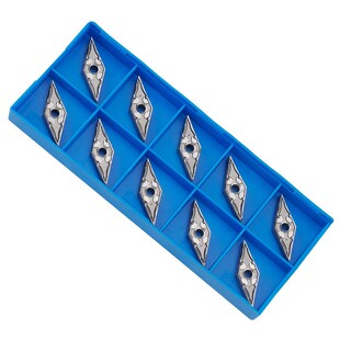 数控车床VNMG160408车刀片外圆铝件硬质合金车削加工菱形刀杆刀粒