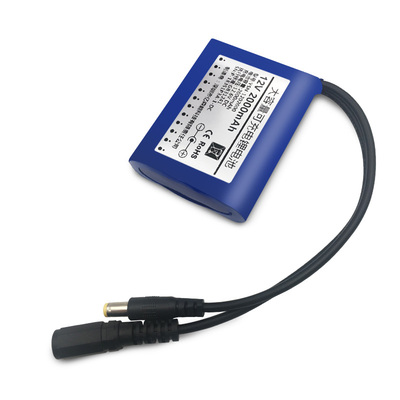 12v锂电池组18650音响led灯壳