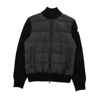 Moncler立领拉链长袖羽绒服男士