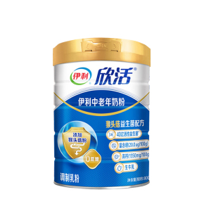 伊利欣活中老年罐装营养奶粉