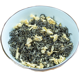 农家茶蒙顶山茶农直销2025新茶飘雪茉莉花茶四川雅安散装特级茶叶